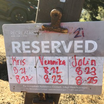 Kirk Creek Campground - Each site has a reserved name and date. Lots of no shows. - Campgrounds Near Me - Big Sur, California Kirk Creek Campground - Each site has a reserved name and date. Lots of no shows. - Campgrounds Near Me - Big Sur, California