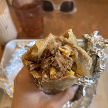 San Pancho - BARBACOA BREAKFAST BURRITO - Mexican Near Me - Takoma Park, Maryland San Pancho - BARBACOA BREAKFAST BURRITO - Mexican Near Me - Takoma Park, Maryland