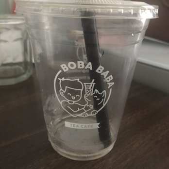 Boba Baba - Cup with the logo - Tea Rooms Near Me - Cary, North Carolina