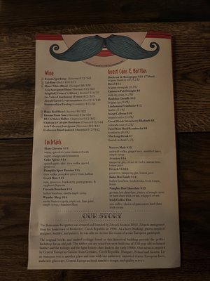 Menu photo 8 Bohemian Biergarten Boulder, CO