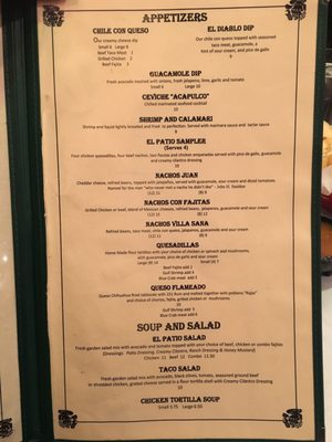 Menu photo 4 El Patio Houston, TX