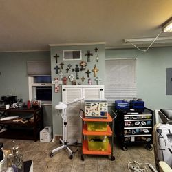 Restored cuts barber co - Inside...work in progress