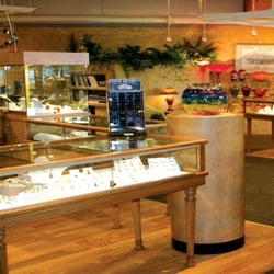 Alaska Jewelry - Goldsmith Gallery - Interior of one Alaska Jewelry Inc. store in Sitka, Alaska.