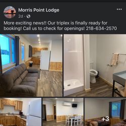Morris Point Lake View Lodge - Here is the updated cabins super nice and the price for them is really good as well!