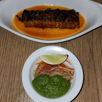 Eylan - Alternating layers of kohlrabi and pineapple - sweet and spicy - Indian Near Me - Menlo Park, California