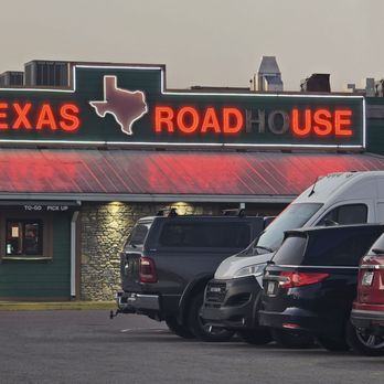 Texas Roadhouse - A great location and a funny photo of the front of the restaurant - Steakhouses Near Me - Clarksville, Indiana