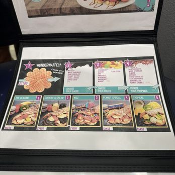 Wonder Waffel - the menu for wonder waffles - Sandwiches Near Me - West Melbourne, Florida