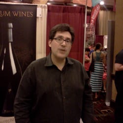 Atlantic City Food And Wine Festival - Winemaker David Rossi.Very passionate about his wine Fulcrum.