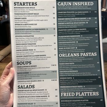 Boudreaux's Cajun Grill - Menu - Cajun/Creole Near Me - Daphne, Alabama