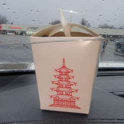 Number One Chinese Restaurant - A box of chicken lomein