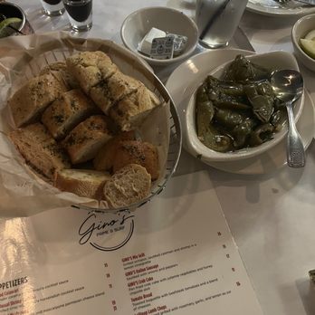Gino's Prime and Surf - Dyer - Bread and Peppers so sweet and luscious not hot at all! - Steakhouses Near Me - Dyer, Indiana Gino's Prime and Surf - Dyer - Bread and Peppers so sweet and luscious not hot at all! - Steakhouses Near Me - Dyer, Indiana