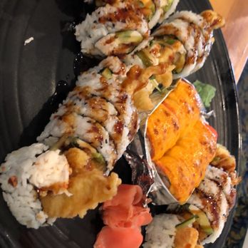 Sushi House - Chicken Tempura roll, Fire Cracker roll, sweet potato roll - Sushi Bars Near Me - Farmington, Michigan