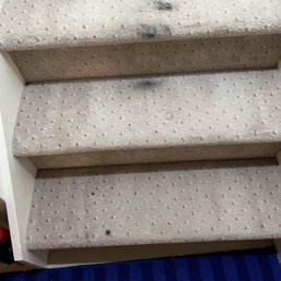 Grease left on stairs after Dave's removed treadmill Grease left on stairs after Dave's removed treadmill