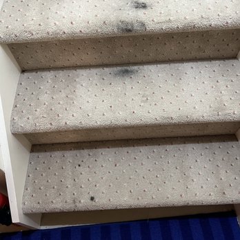 Dave’s Moving & Junk Removal - Grease left on stairs after Dave's removed treadmill - Movers Near Me Dave’s Moving & Junk Removal - Grease left on stairs after Dave's removed treadmill - Movers Near Me