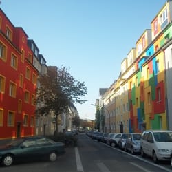 Häuserfassaden in Nippes - Kunst/Gestaltung