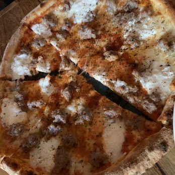 S Y Kitchen - Sausage and burrata pizza. - Italian Near Me - Santa Ynez, California S Y Kitchen - Sausage and burrata pizza. - Italian Near Me - Santa Ynez, California