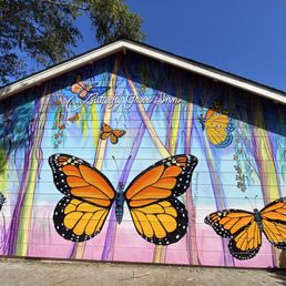 Exterior outside entrance of Monarch Grove Sanctuary - Next to the butterfly grove in - Pacific Grove, California Exterior outside entrance of Monarch Grove Sanctuary - Next to the butterfly grove in - Pacific Grove, California