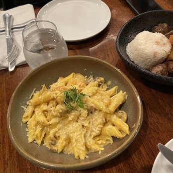 Costa Contemporary Kitchen - Aji Pasta con Camarones - Peruvian Near Me - Costa Mesa, California Costa Contemporary Kitchen - Aji Pasta con Camarones - Peruvian Near Me - Costa Mesa, California