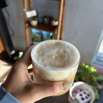 The Roasted Record - Iced basic witch latte - Vinyl Records Near Me - Stuart, Florida