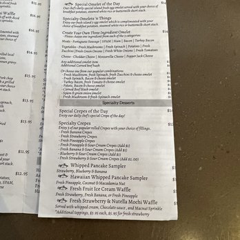 Eggs 'n Things - Waikiki Beach Eggspress - Menu - Breakfast & Brunch Near Me - Honolulu, Hawaii