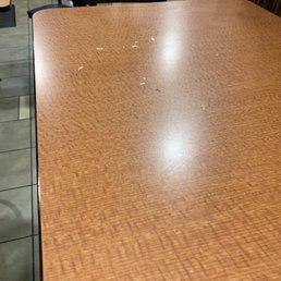 Every table looked like this Every table looked like this