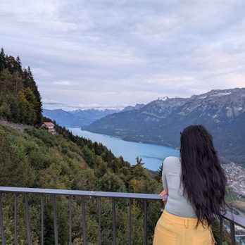 Harder Kulm - View of lake Brienz - Hiking Near Me