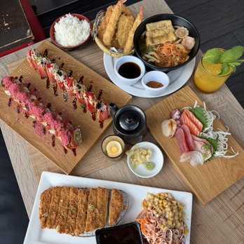 Sushi Rock - You Shook Me All Night Long Small Sashimi Set Light My Fire Tempura Udon Chicken Katsu - Sushi Bars Near Me - Arlington, Virginia Sushi Rock - You Shook Me All Night Long Small Sashimi Set Light My Fire Tempura Udon Chicken Katsu - Sushi Bars Near Me - Arlington, Virginia