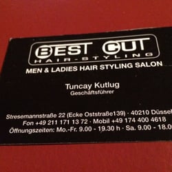 Best Cut - Neue Adresse, mal sehen , ob ich Yelp endlich bewegt bekomme , das zu ändern !:-(