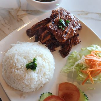 The Pho - Spare ribs rice plate - Vietnamese Near Me - Modesto, California The Pho - Spare ribs rice plate - Vietnamese Near Me - Modesto, California