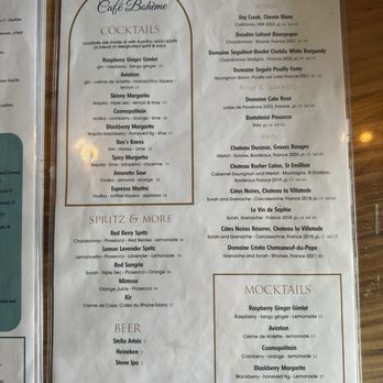 Cafe Boheme - French Near Me - Playa del Rey, California Cafe Boheme - French Near Me - Playa del Rey, California