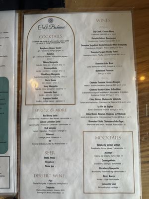 Menu photo 3 Cafe Boheme Playa del Rey, CA Menu photo 3 Cafe Boheme Playa del Rey, CA