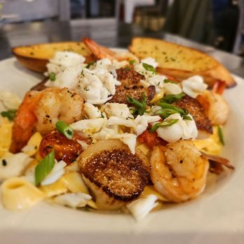 Jerry's Seafood - This was the seafood linguini that was amazing. It came with butterfly shrimp scallops and I added crab meat. It was really good. - Seafood Near Me - Bowie, Maryland Jerry's Seafood - This was the seafood linguini that was amazing. It came with butterfly shrimp scallops and I added crab meat. It was really good. - Seafood Near Me - Bowie, Maryland