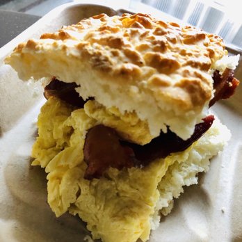 Biscuit Head - Full Breakfast concerted into a breakfast sandwich - Cafes Near Me - Asheville, North Carolina