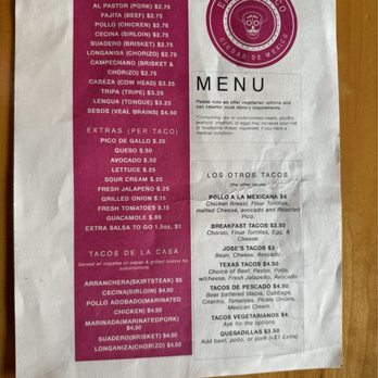 El Come Taco - Menu - Mexican Near Me - Dallas, Texas El Come Taco - Menu - Mexican Near Me - Dallas, Texas
