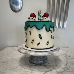 Sugar Ray's Bake Shop - Another view of my Hubs birthday cake. It was delicious and was a huge hit with our guests.