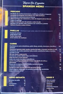 Menu photo 1 Tasca De España Miami, FL Menu photo 1 Tasca De España Miami, FL