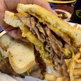Roast Beef Melt, French Fries Roast Beef Melt, French Fries