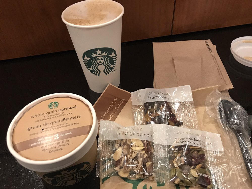 Grande skinny vanilla latte with almond