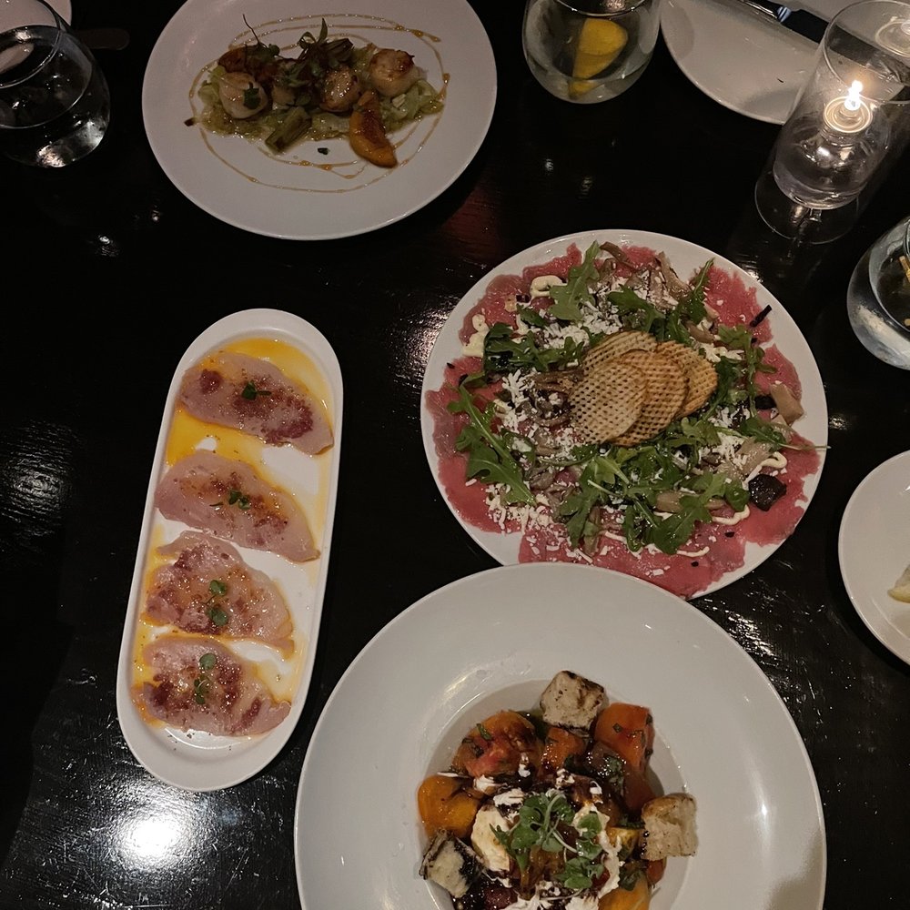 Scarpetta - Scallop, yellowtail , Burrata, beef carpaccio - Italian Near Me - Las Vegas, Nevada Scarpetta - Scallop, yellowtail , Burrata, beef carpaccio - Italian Near Me - Las Vegas, Nevada