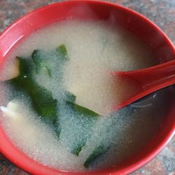 DKY Sushi - Miso soup, very generous with the tofu and seaweed
