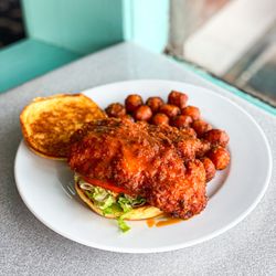 HangOverEasy - Buffalo Chicken Sandwich