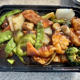 a meal in a plastic container