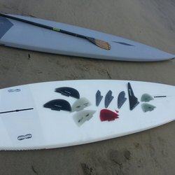 Fibre Glass - The leader in Standup Race and Touring Fins by Larry Alison
