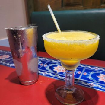 Cantarito Mexican Restaurant - My wife ordered 1 Mango Margareta. The glass came full and the included shaker filled it 4 more times. She loved it. - Mexican Near Me - Spokane, Washington