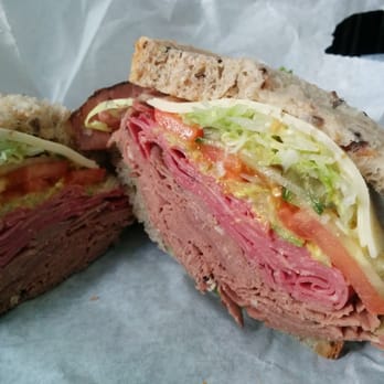 George's Sausage & Delicatessen - Ham + roast beef w/everything, no mayo on 8 grain - Delis Near Me - Seattle, Washington George's Sausage & Delicatessen - Ham + roast beef w/everything, no mayo on 8 grain - Delis Near Me - Seattle, Washington