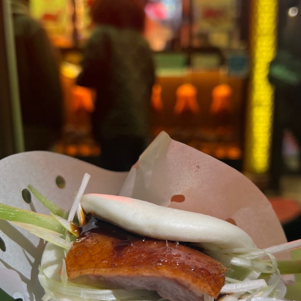 Peking Duck Sandwich Stall - Food Stands Near Me - Flushing, New York Peking Duck Sandwich Stall - Food Stands Near Me - Flushing, New York