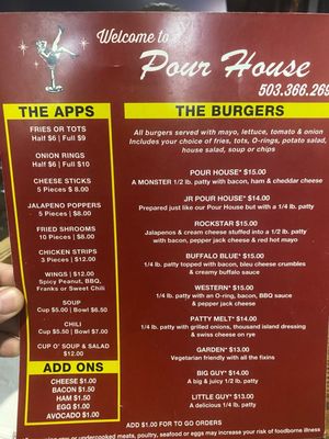 Menu photo 1 Pour House St. Helens, OR Menu photo 1 Pour House St. Helens, OR