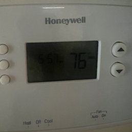 Request to have the a/c returned to 85 ignored.