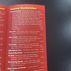 Adamm's Airport Deli - Menu