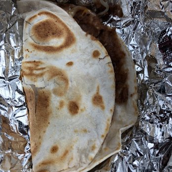 Tacos El Primo - Bean & cheese - Food Trucks Near Me - Granger, Texas